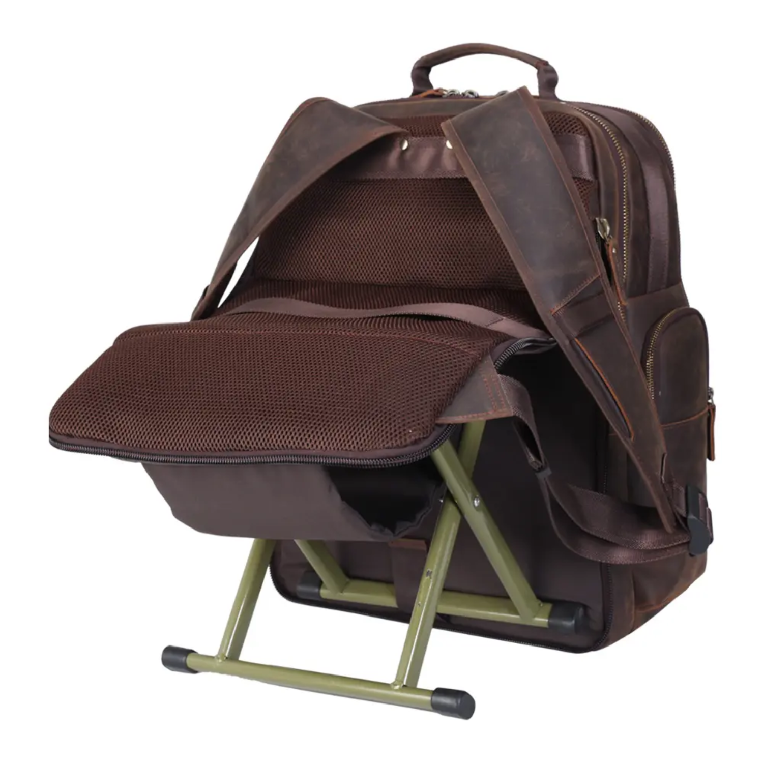 Havana - Large Capacity Leather Backpack