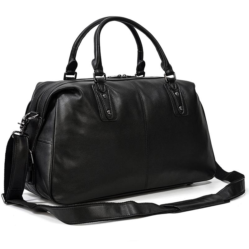 Aalborg - Black Leather Holdall