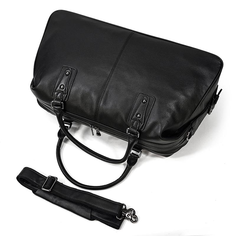 Aalborg - Black Leather Holdall
