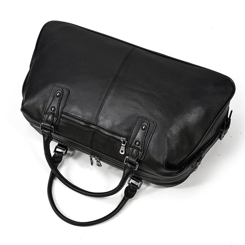 Aalborg - Black Leather Holdall