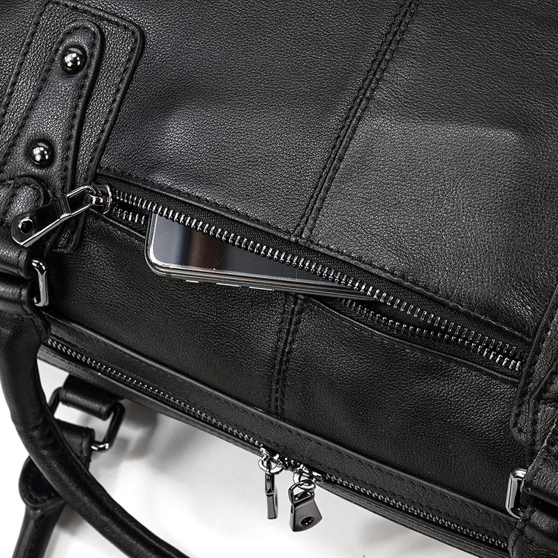 Aalborg - Black Leather Holdall