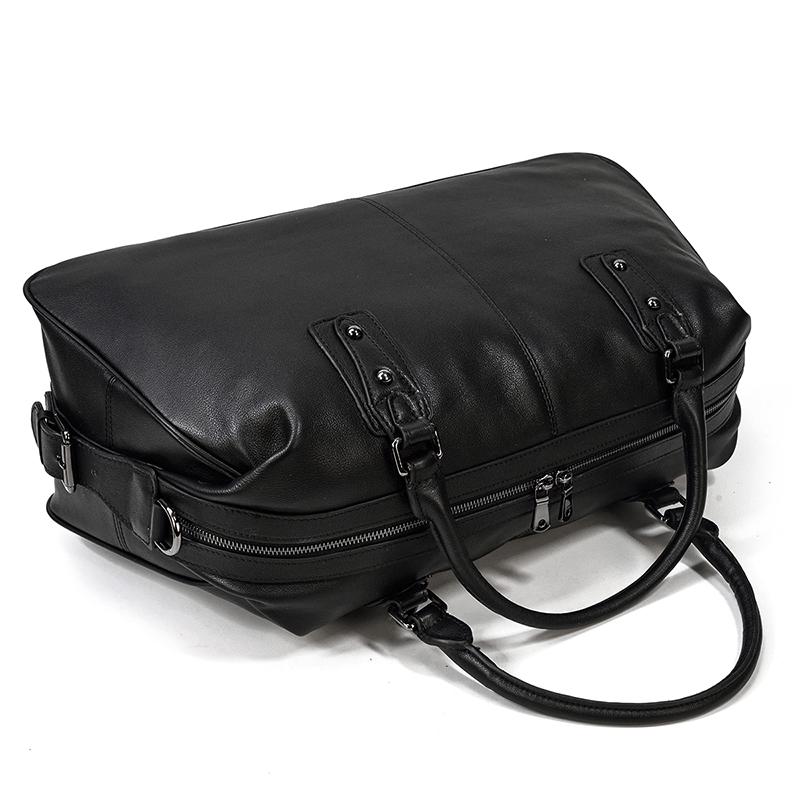 Aalborg - Black Leather Holdall