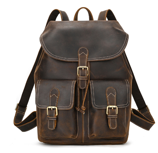 Falun - Leather Satchel Backpack