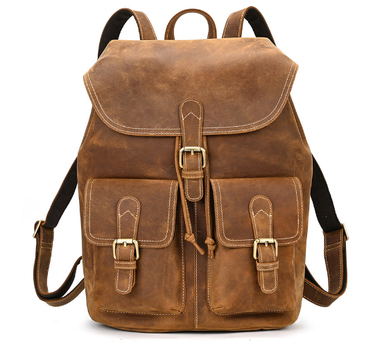 Falun - Leather Satchel Backpack