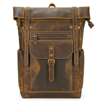 Jasper - Leather Laptop Bookbag