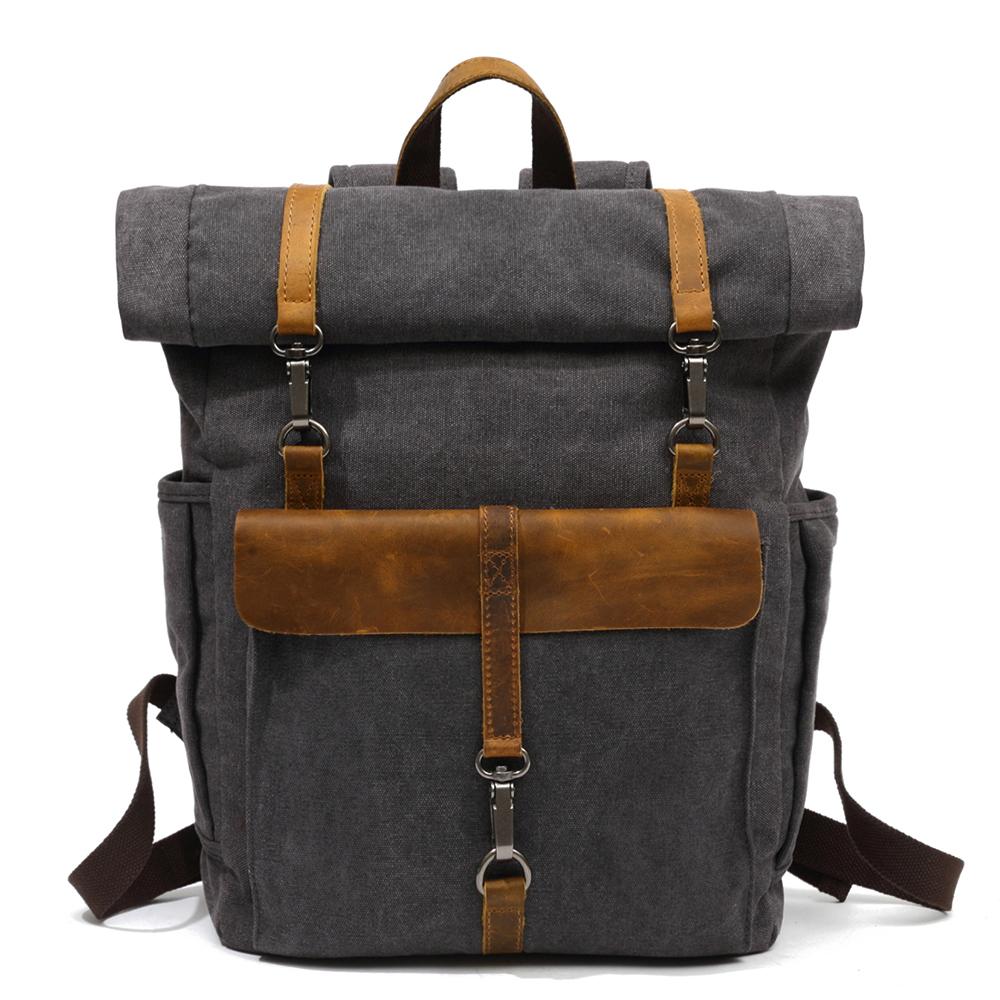 Zurich - Retro Canvas Rucksack
