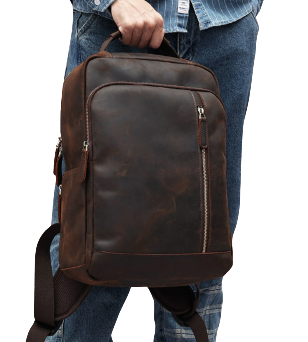 Dubrovnik - Crazy Horse Leather Backpack