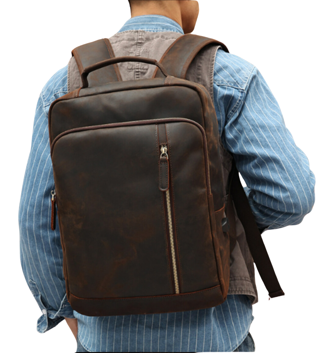 Dubrovnik - Crazy Horse Leather Backpack