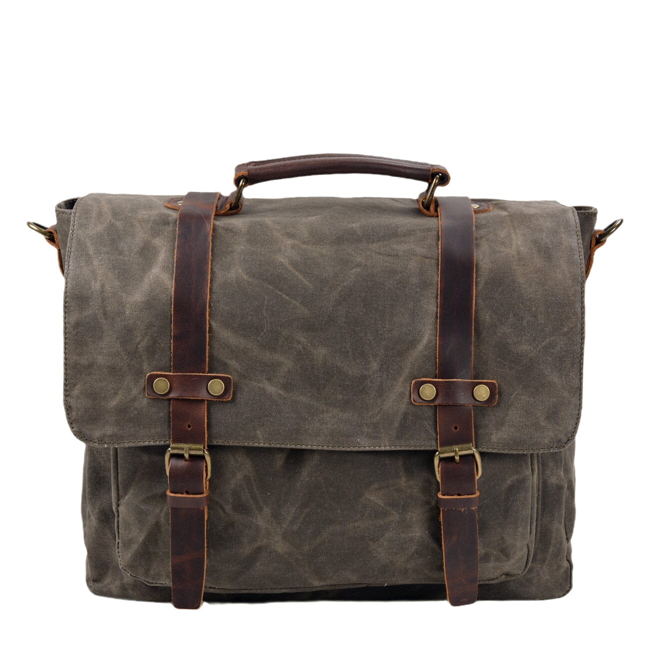 Bruges - Canvas and Leather Messenger Bag
