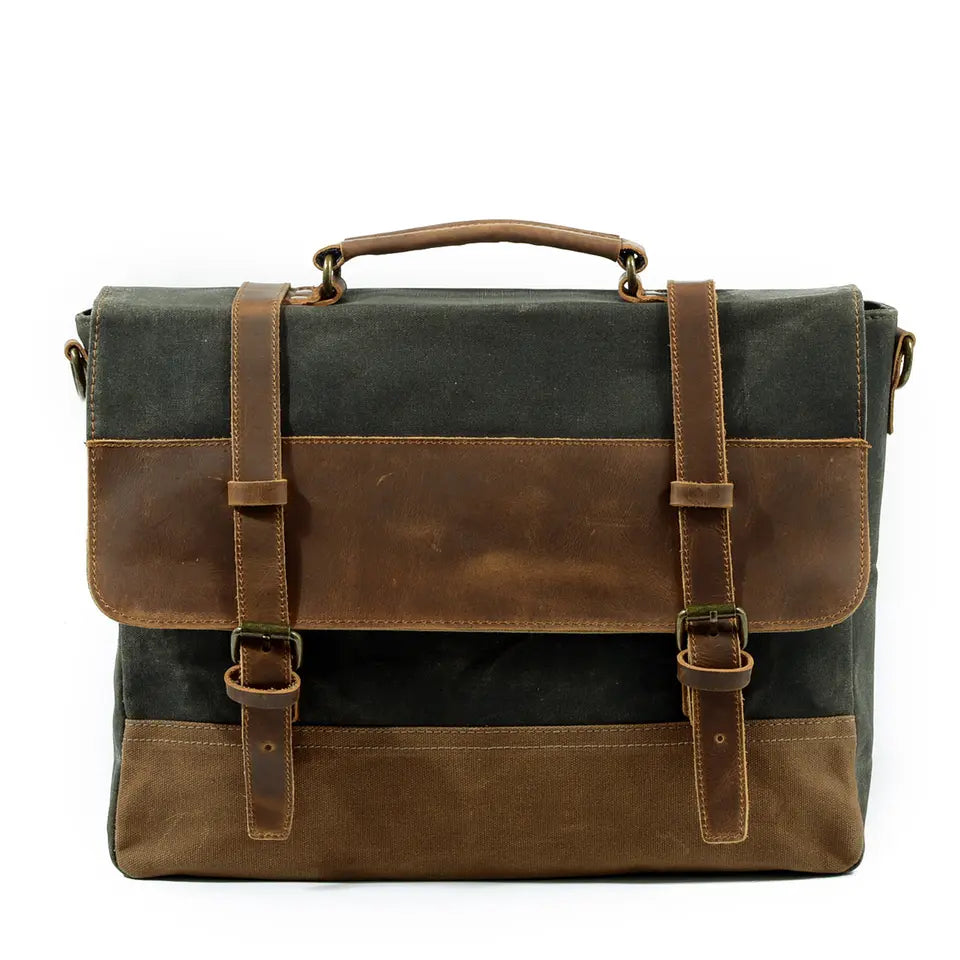 Frontier - Waxed Canvas Messenger Bag