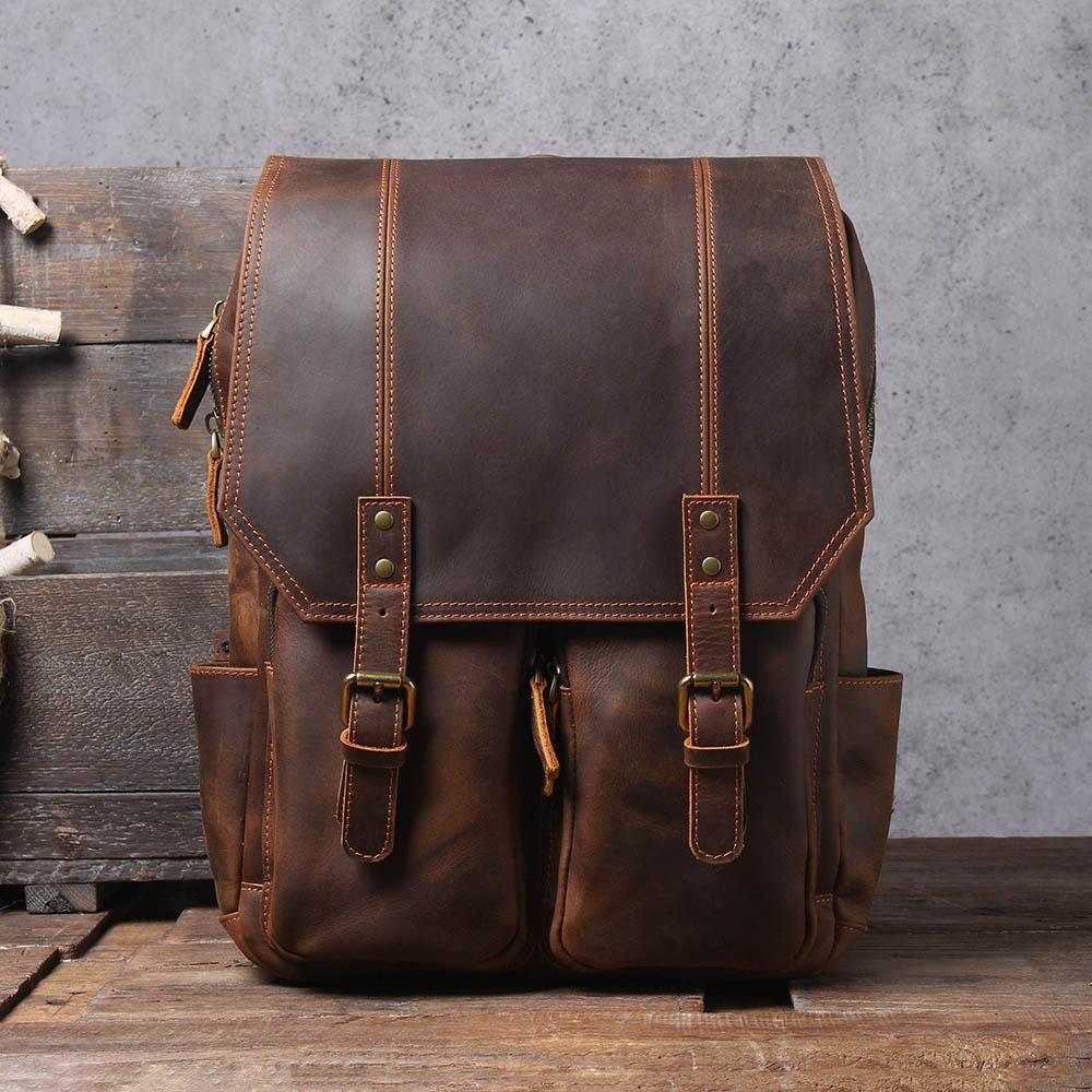 Marrakesh - Brown Leather Rucksack