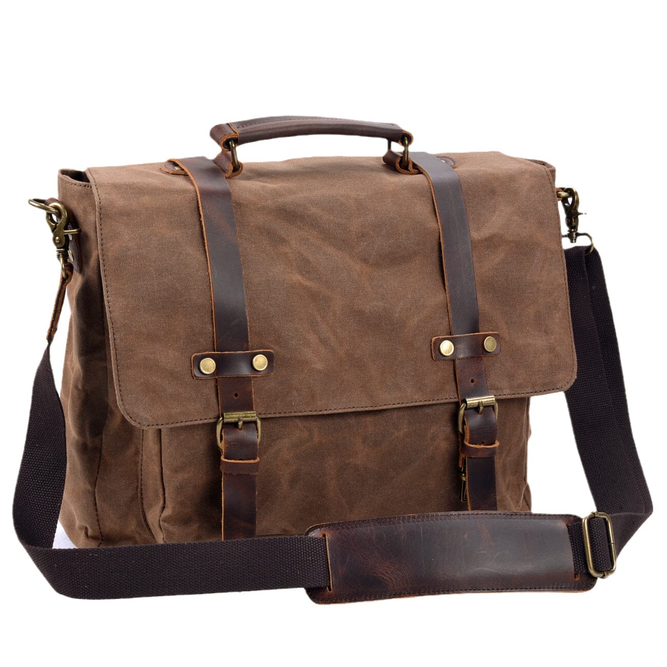 Bruges - Canvas and Leather Messenger Bag