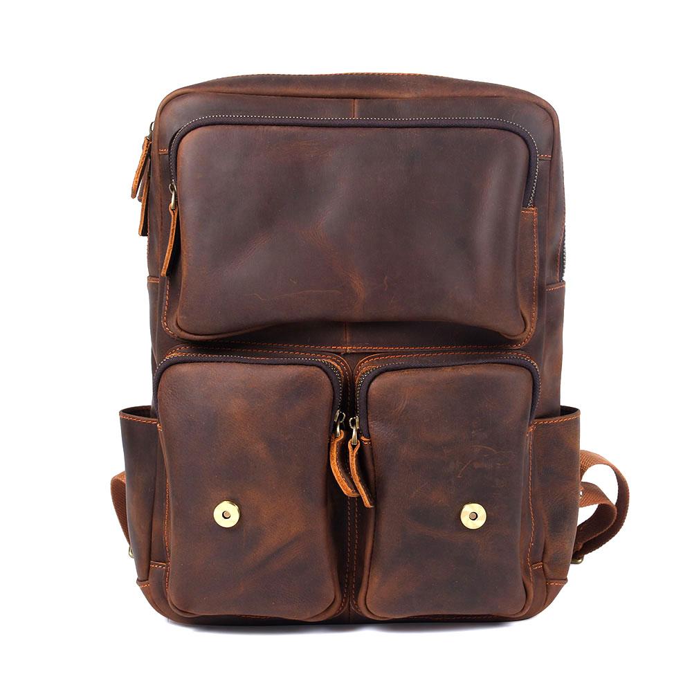 Marrakesh - Brown Leather Rucksack