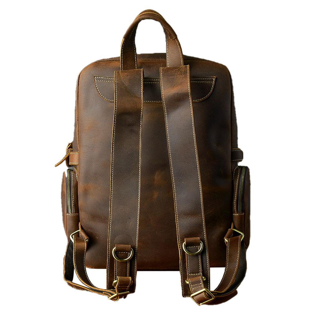 Zermatt - Brown Leather Backpack