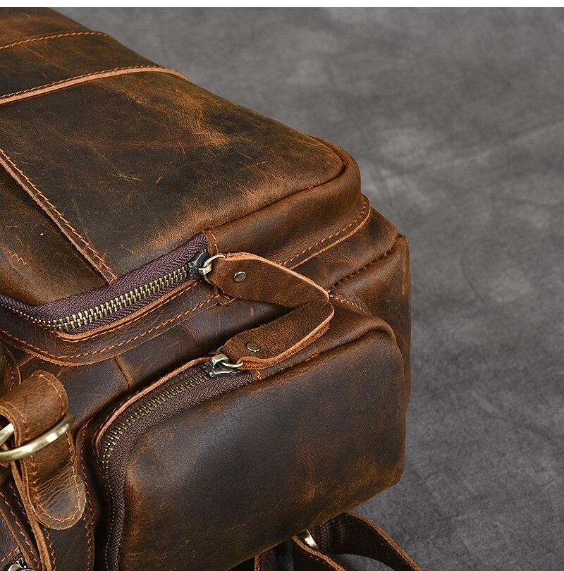 Zermatt - Brown Leather Backpack