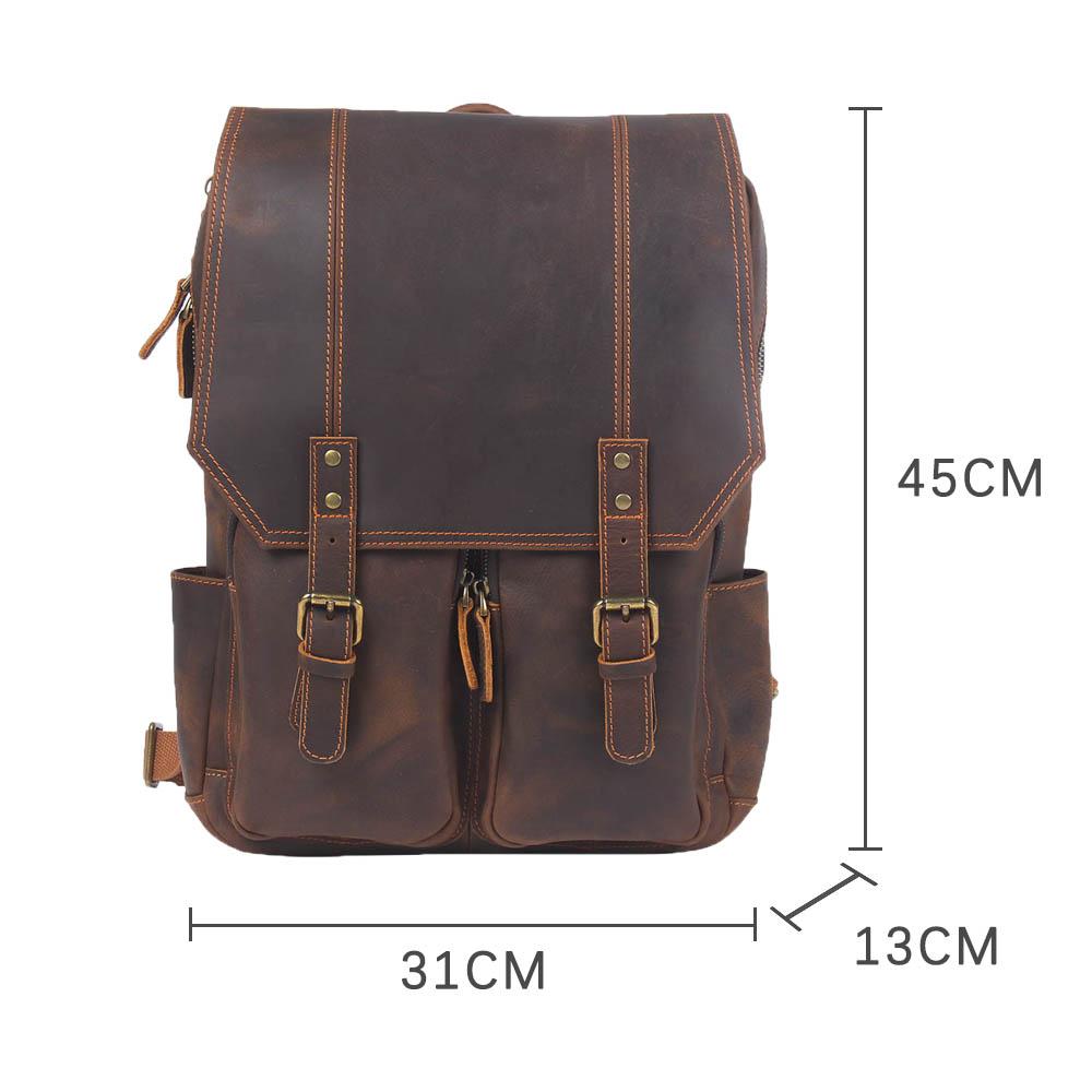 Marrakesh - Brown Leather Rucksack