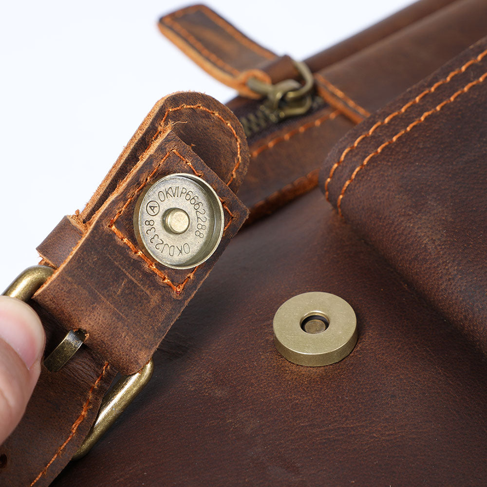 Kalmar - Leather Laptop Backpack