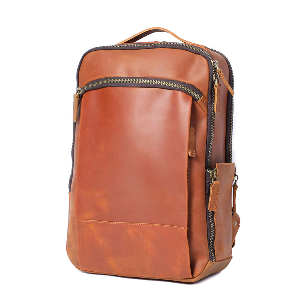 Larvik - Leather Laptop Rucksack