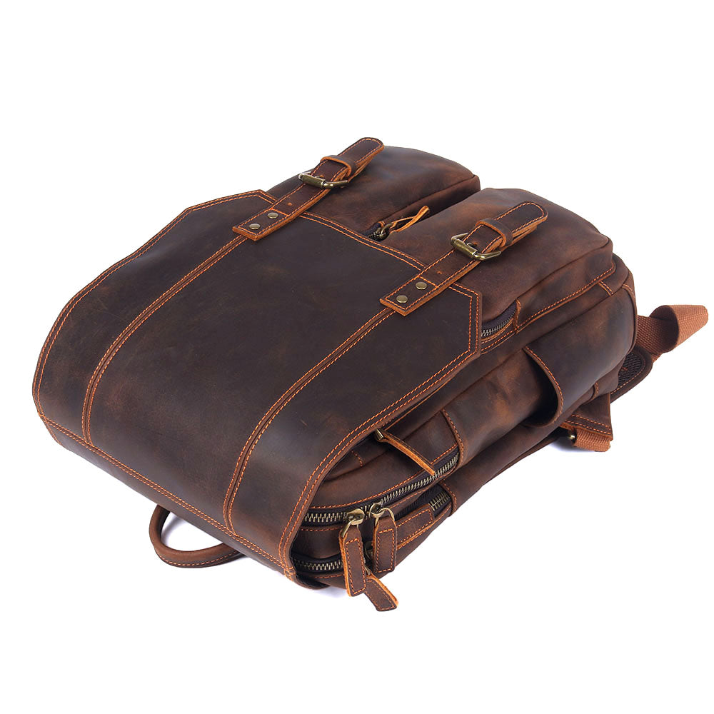 Marrakesh - Brown Leather Rucksack