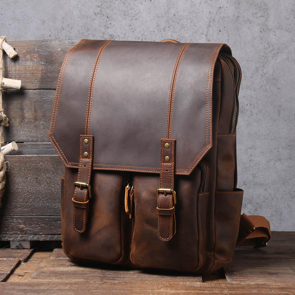 Marrakesh - Brown Leather Rucksack