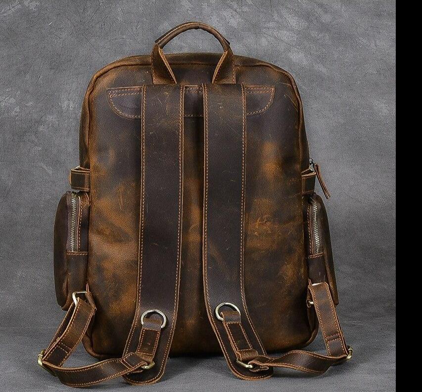 Zermatt - Brown Leather Backpack