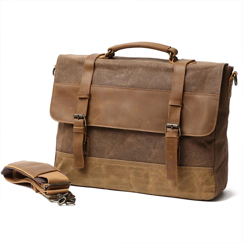 Frontier - Waxed Canvas Messenger Bag