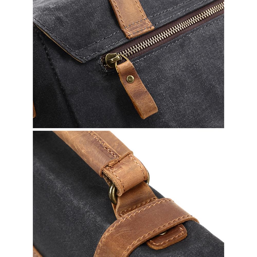 Frontier - Waxed Canvas Messenger Bag