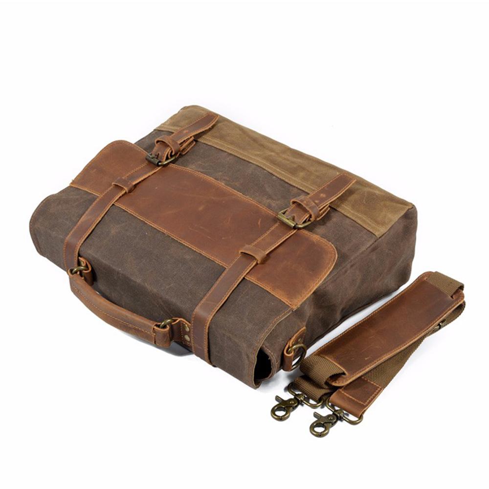 Frontier - Waxed Canvas Messenger Bag