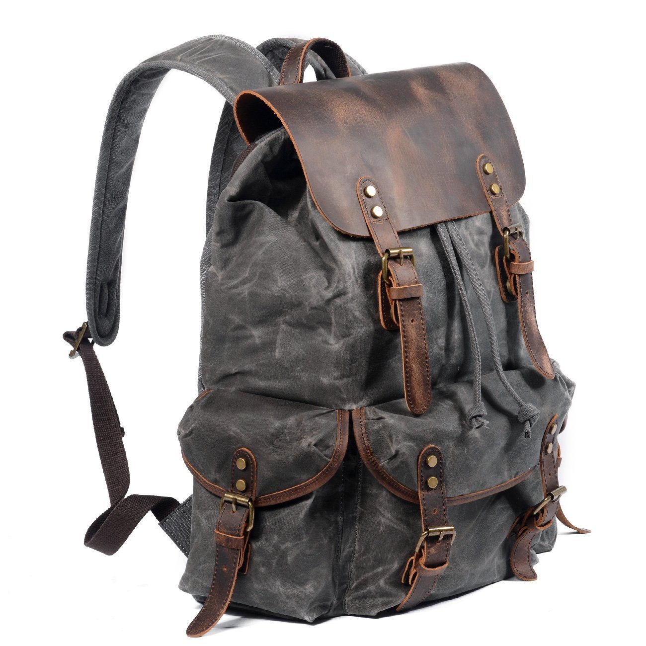 Salzburg - Canvas Leather Backpack
