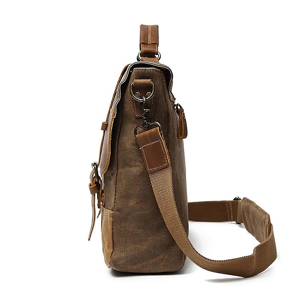 Frontier - Waxed Canvas Messenger Bag