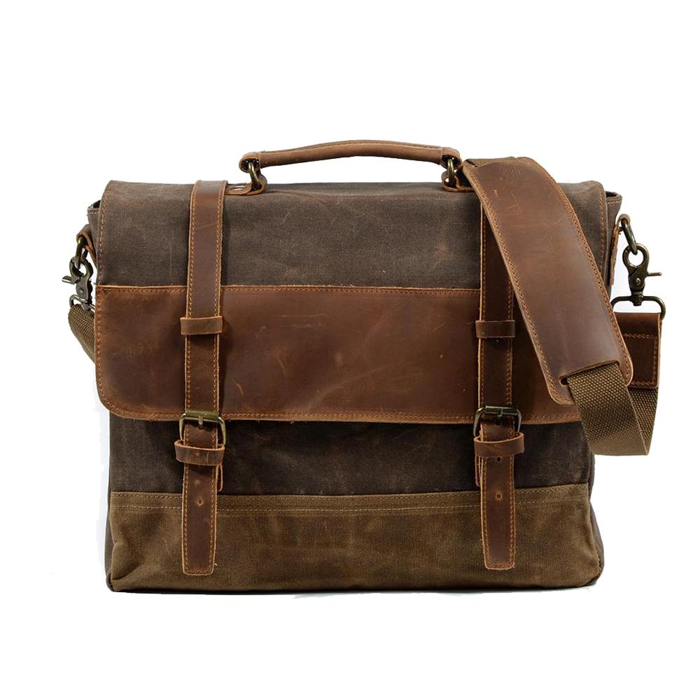Frontier - Waxed Canvas Messenger Bag