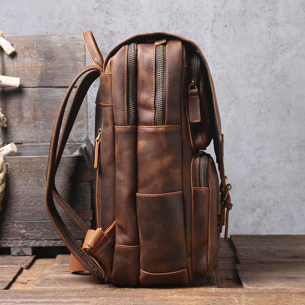 Marrakesh - Brown Leather Rucksack