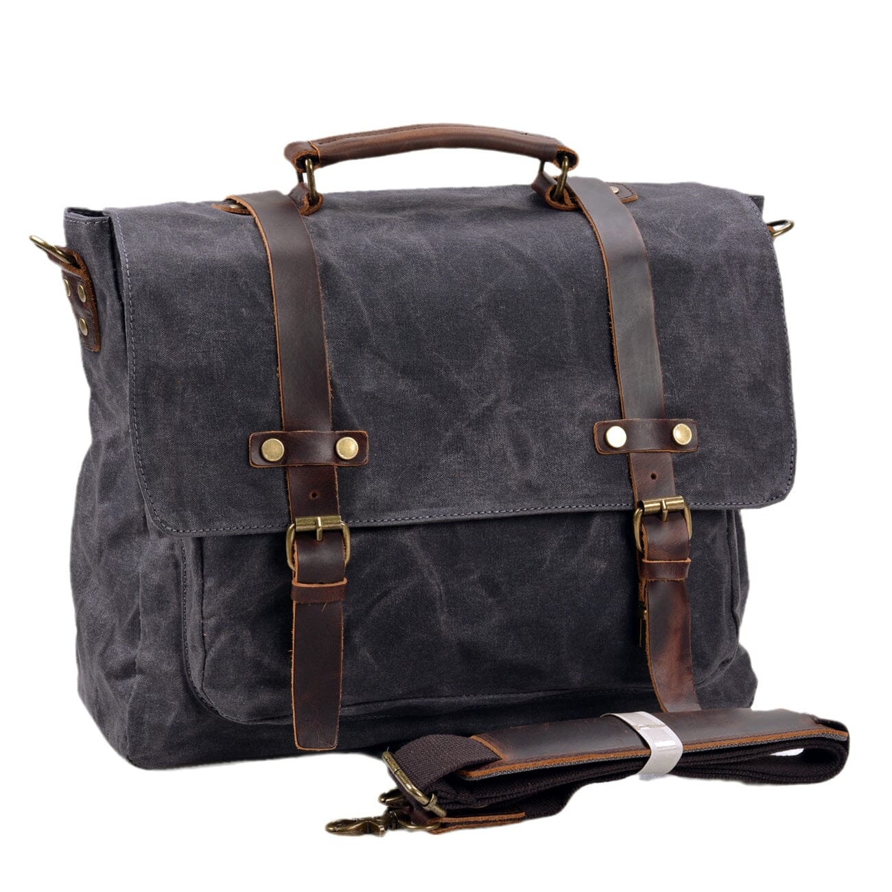 Bruges - Canvas and Leather Messenger Bag