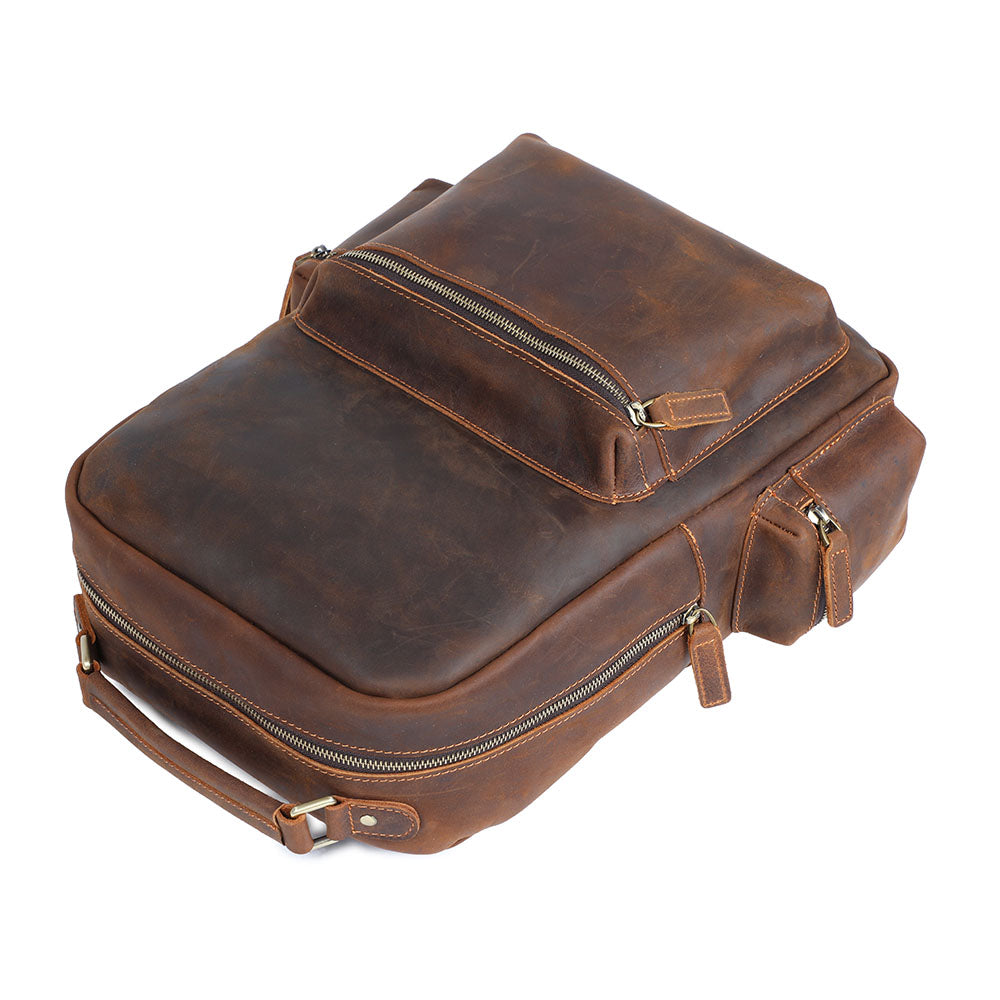 Geneva - Women's Leather Backpack