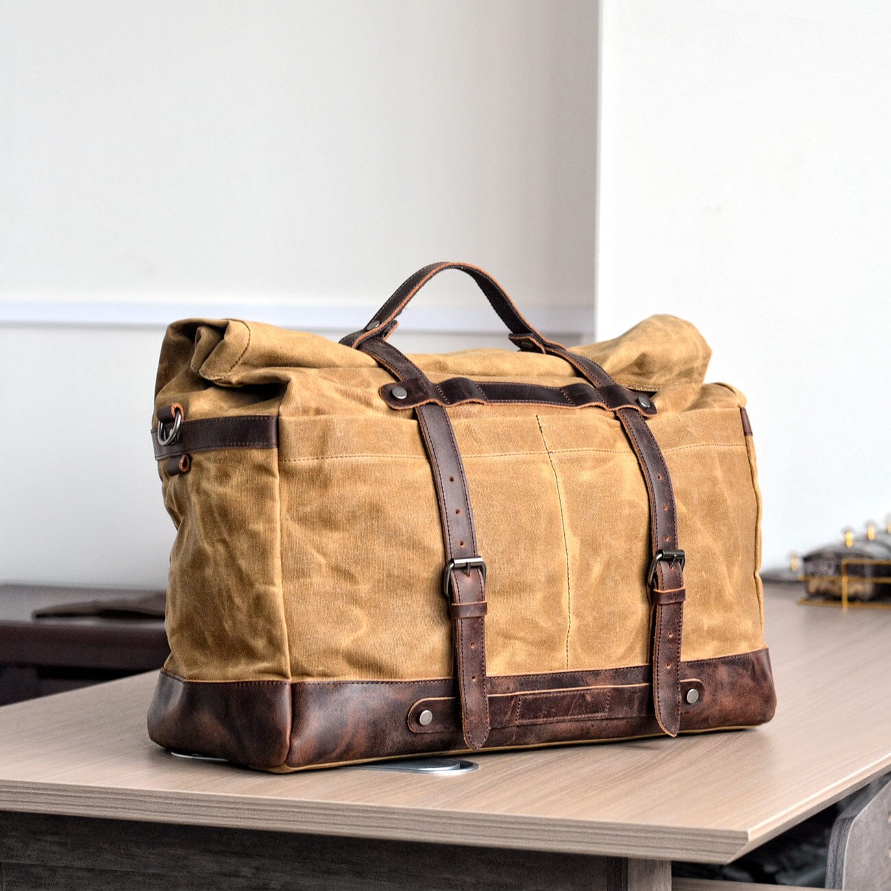 Helsinki – Waxed Canvas Travel Bag