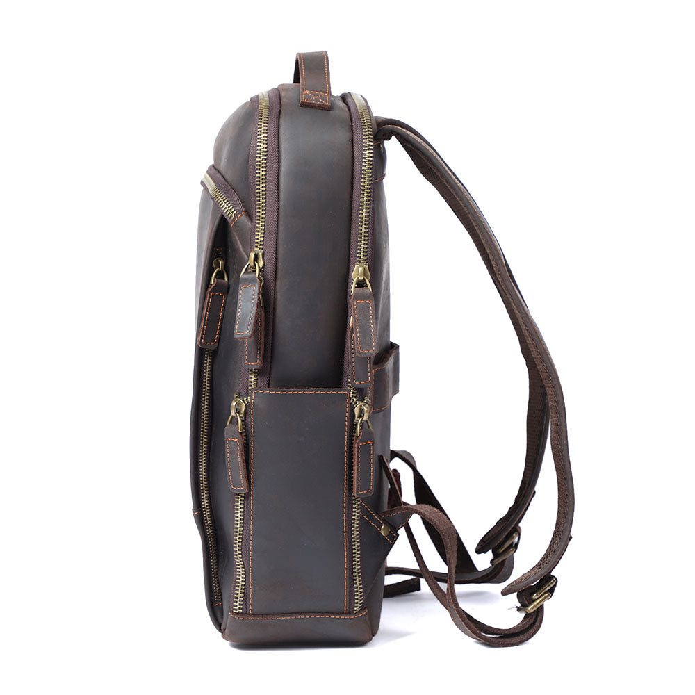 Larvik - Leather Laptop Rucksack