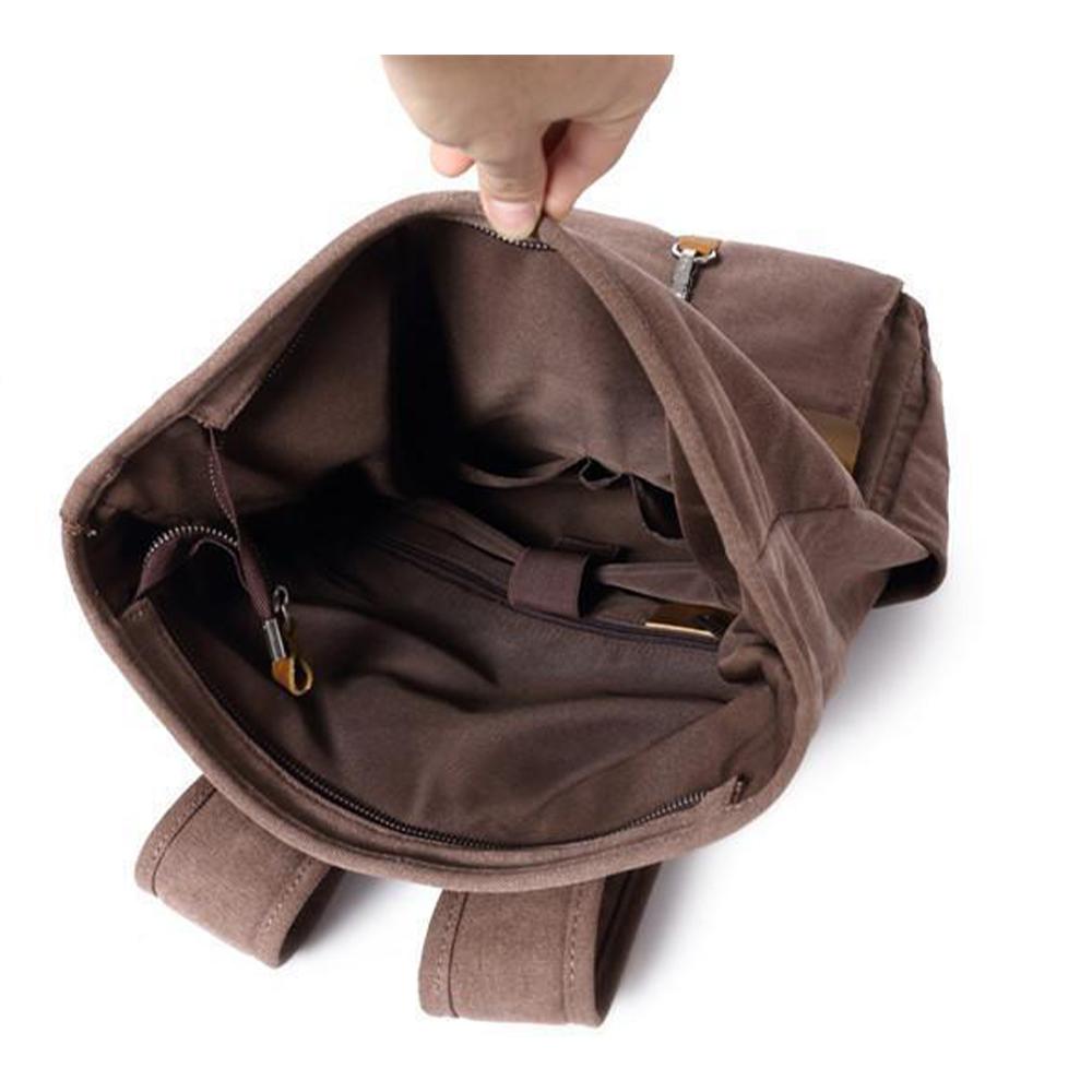 Zurich - Retro Canvas Rucksack