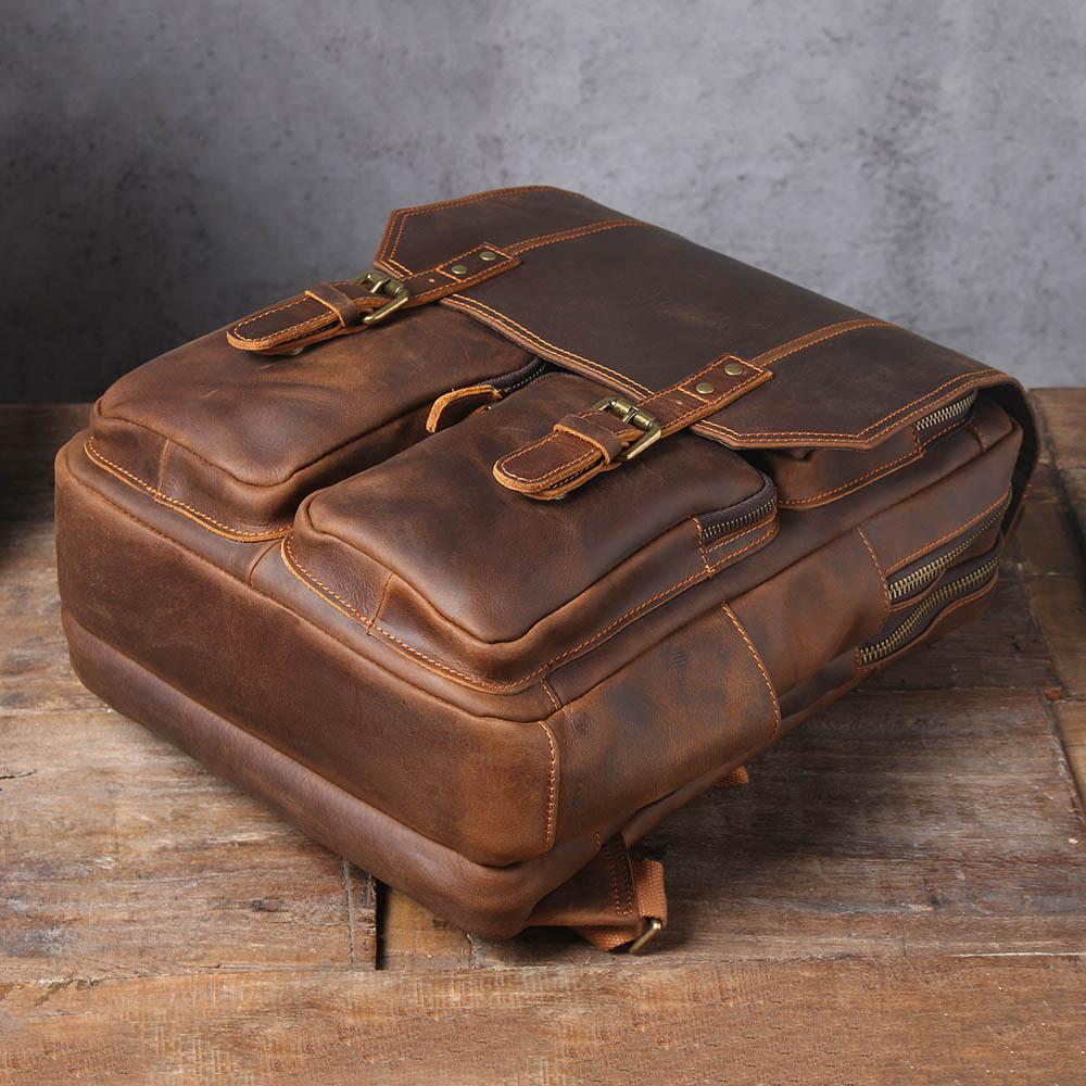 Marrakesh - Brown Leather Rucksack