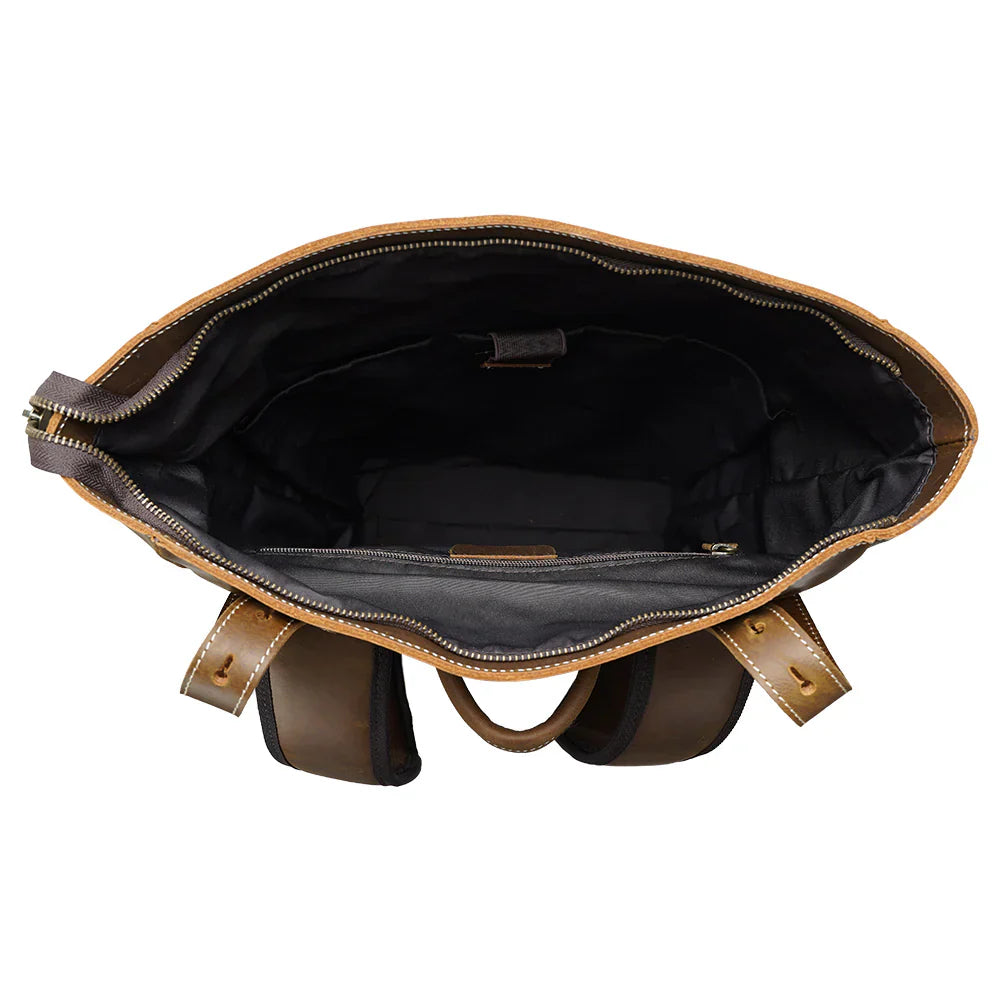 Jasper - Leather Laptop Bookbag