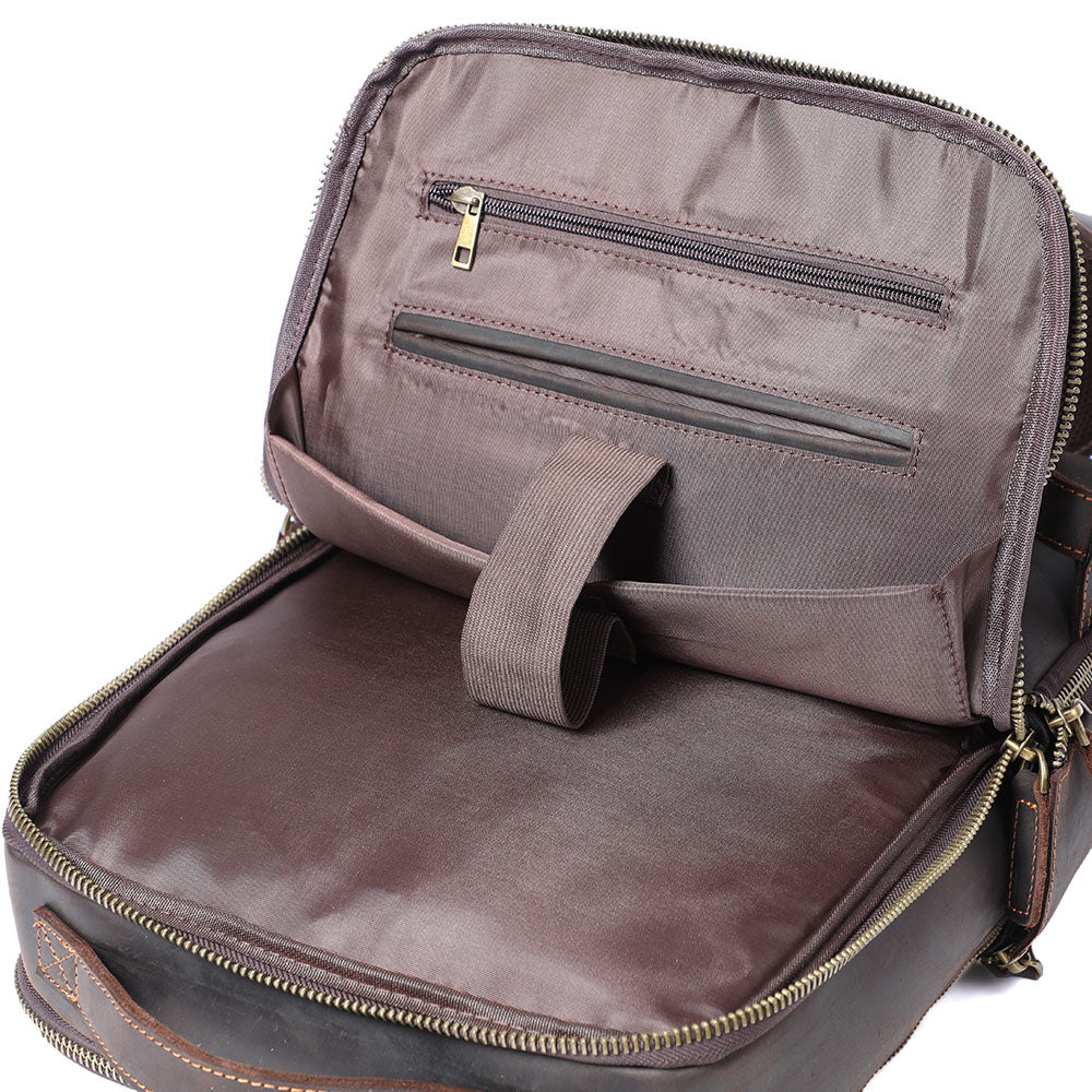 Larvik - Leather Laptop Rucksack