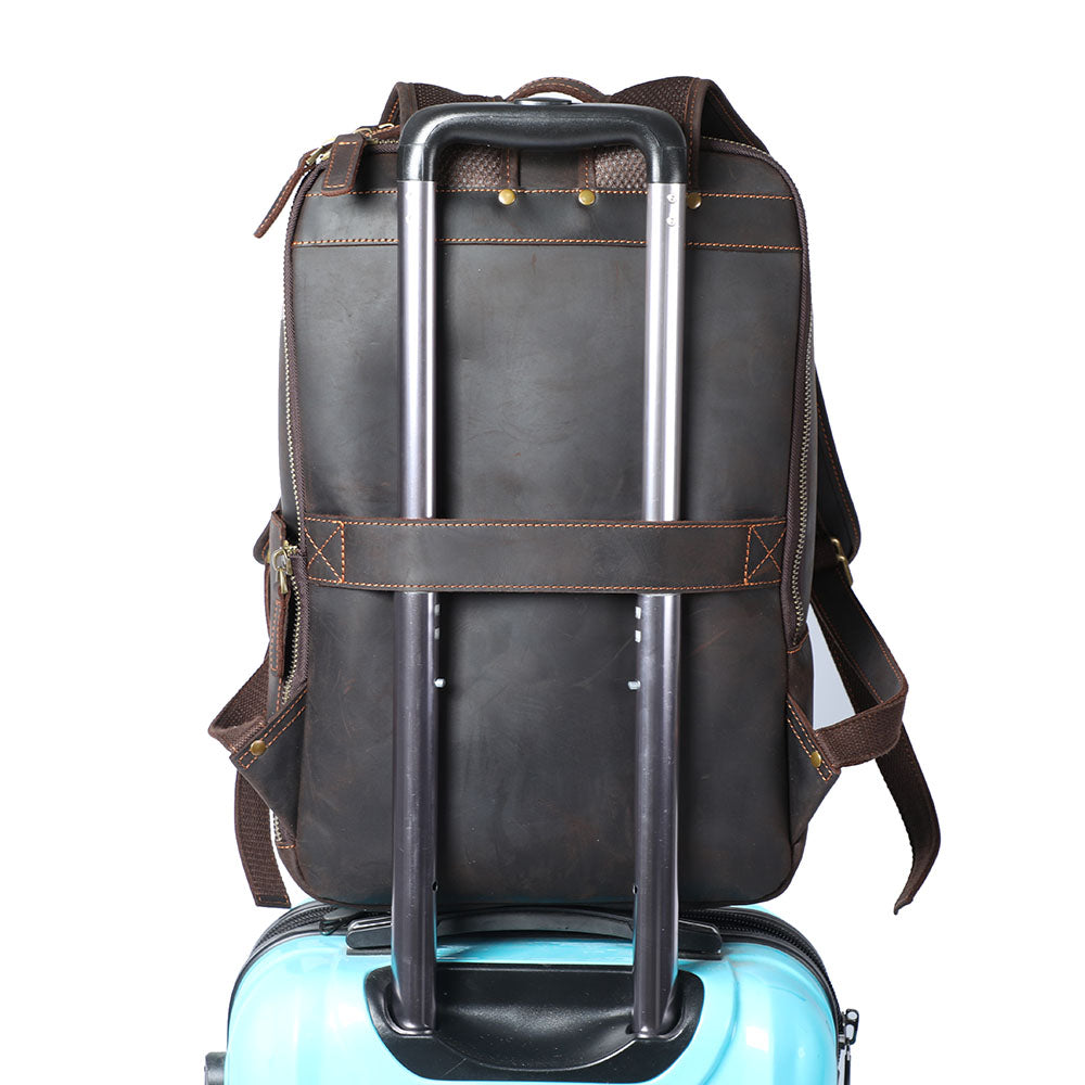 Larvik - Leather Laptop Rucksack