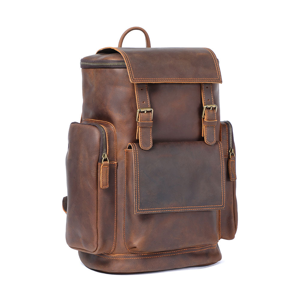 Kalmar - Leather Laptop Backpack