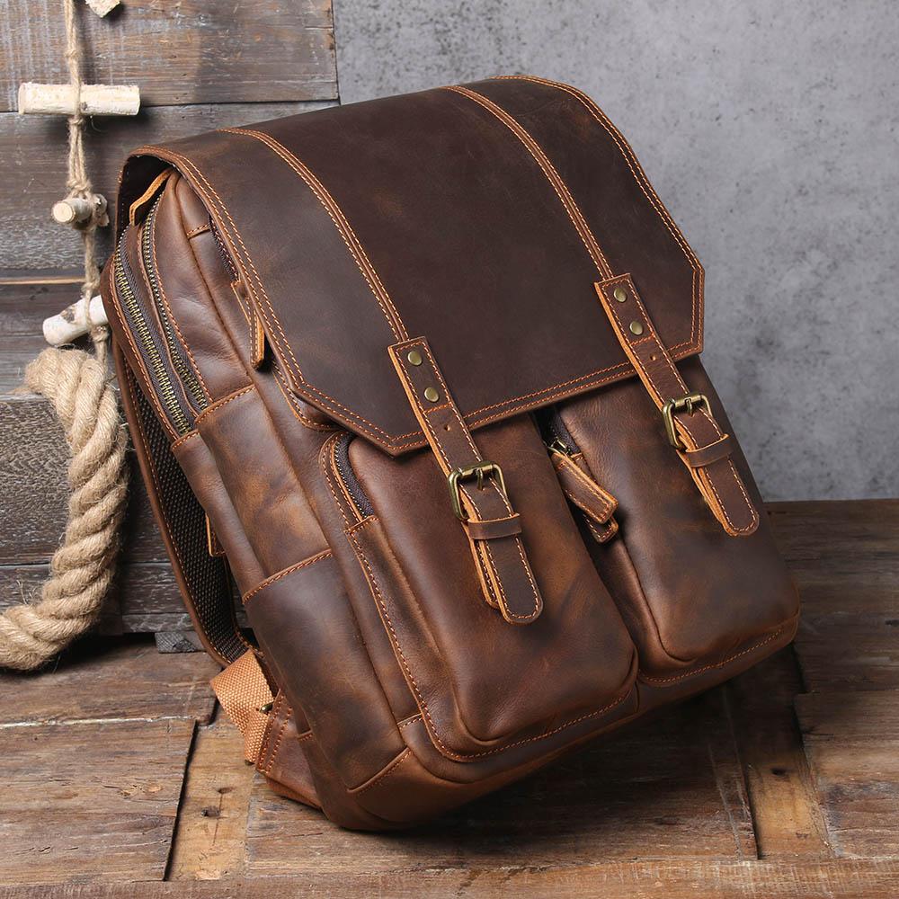 Marrakesh - Brown Leather Rucksack