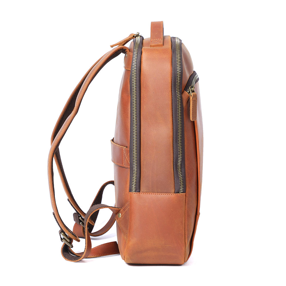 Larvik - Leather Laptop Rucksack