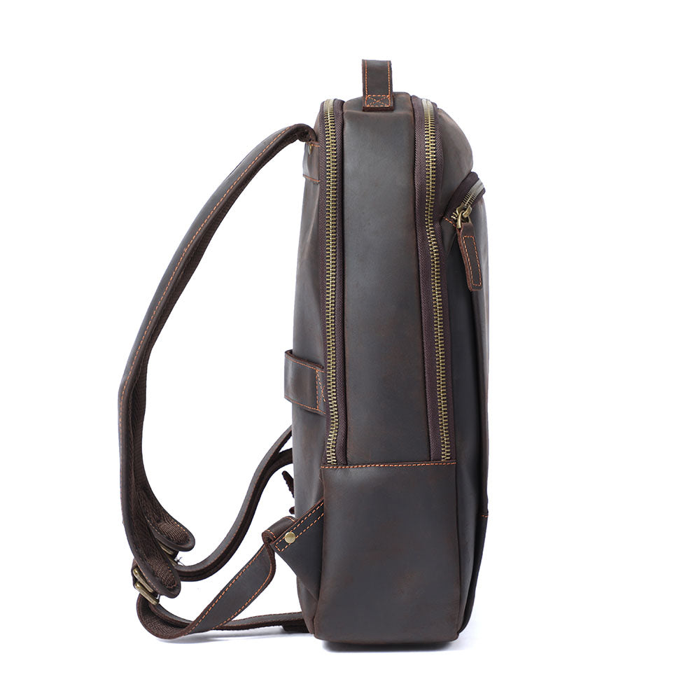 Larvik - Leather Laptop Rucksack