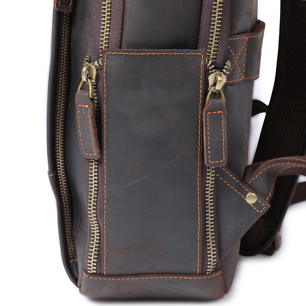 Larvik - Leather Laptop Rucksack