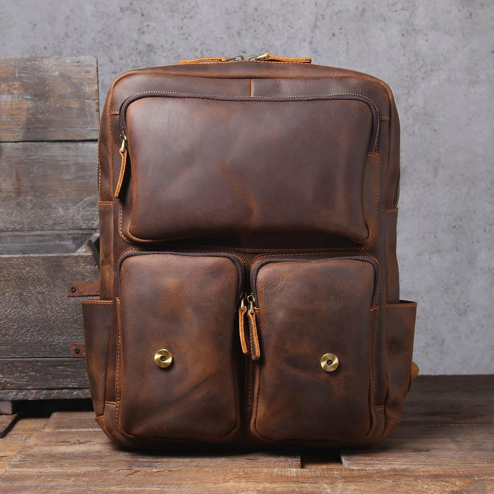 Marrakesh - Brown Leather Rucksack