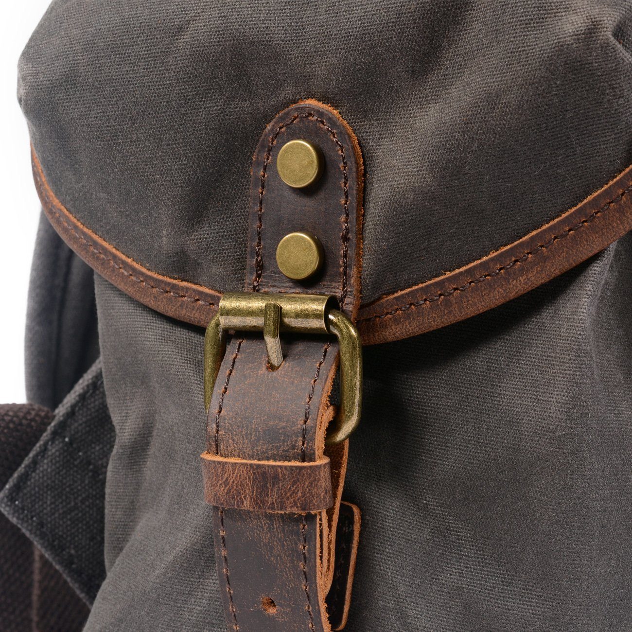 Salzburg - Canvas Leather Backpack
