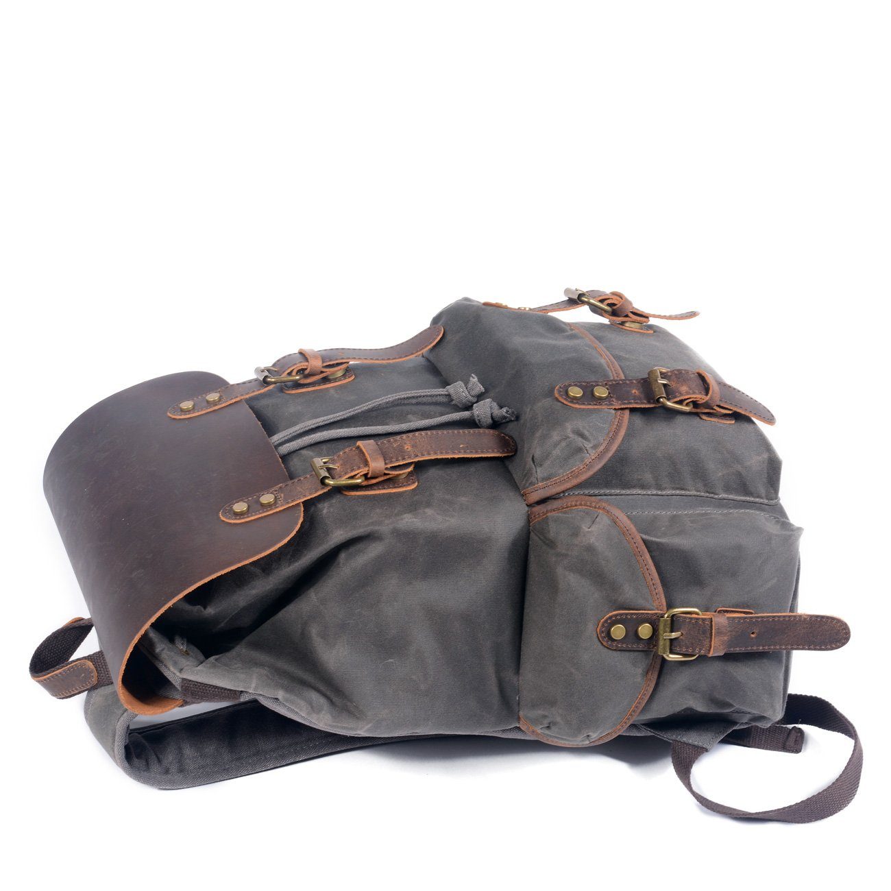 Salzburg - Canvas Leather Backpack