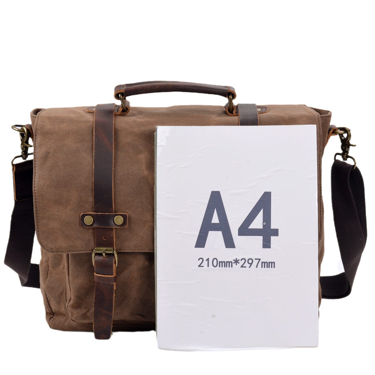 Bruges - Canvas and Leather Messenger Bag